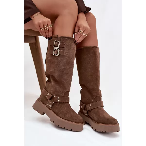  Női csizma BIG STAR SHOES OO274A182 BÉZS 