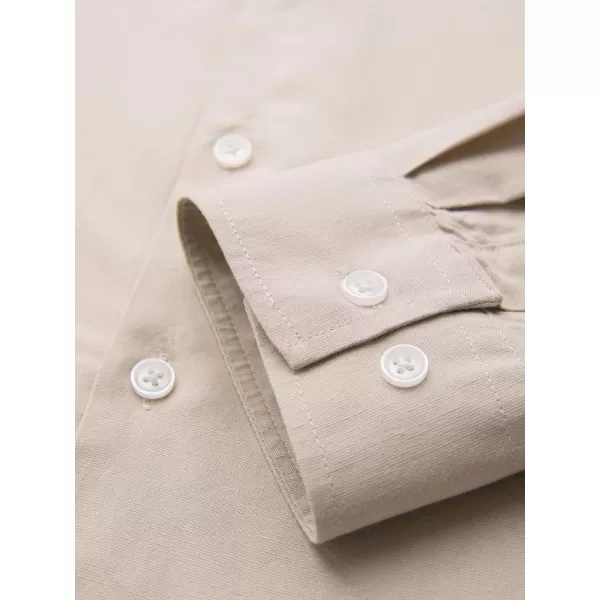  Férfi ing OMBRE OM-SHCS-0190 BÉZS 