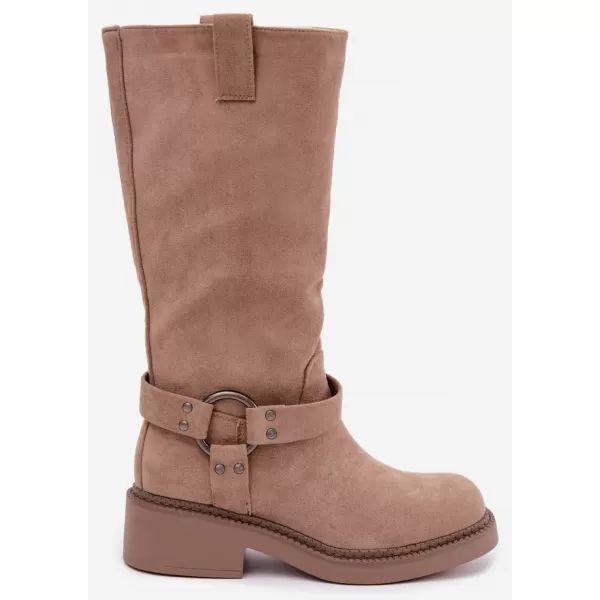  Női csizma BOTO LQ-163 KHAKI 