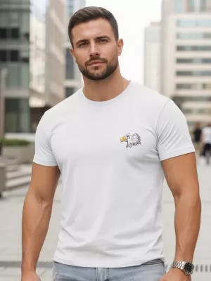 Férfi póló DSTREET NX0148R-WH FEHÉR