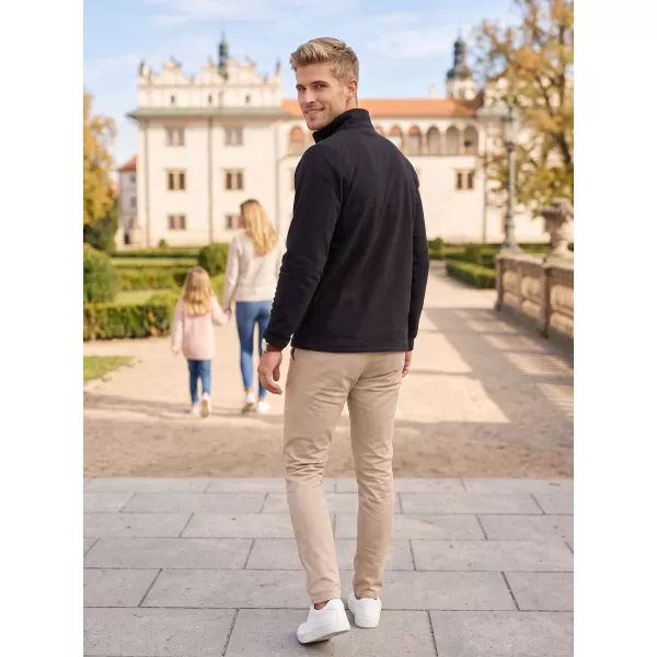  Férfi polár pulóver ALTISPORT ALM002852 FEKETE ÉS ARANY 