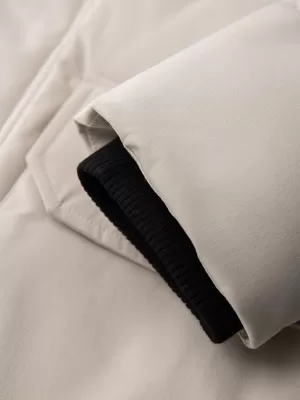 Férfi parka OMBRE OM-JALJ-0310 KRÉM