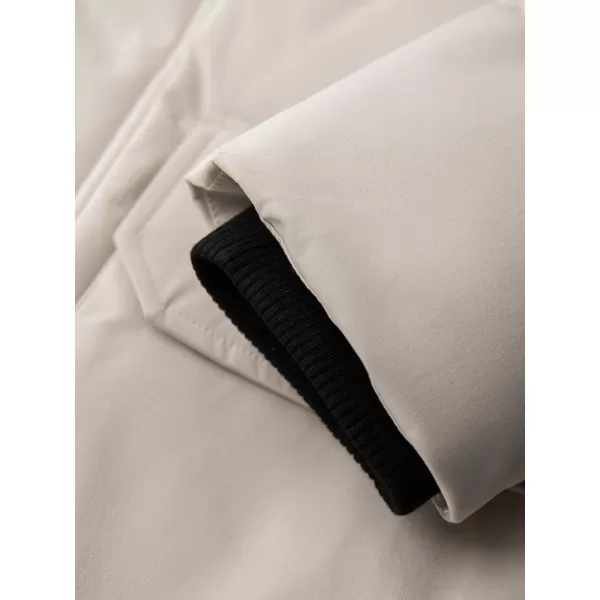  Férfi parka OMBRE OM-JALJ-0310 KRÉM 