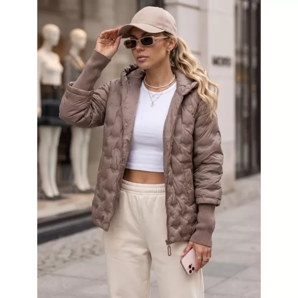  Női kabát DSTREET TY5868 KHAKI 