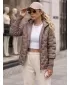 Női kabát DSTREET TY5868 KHAKI