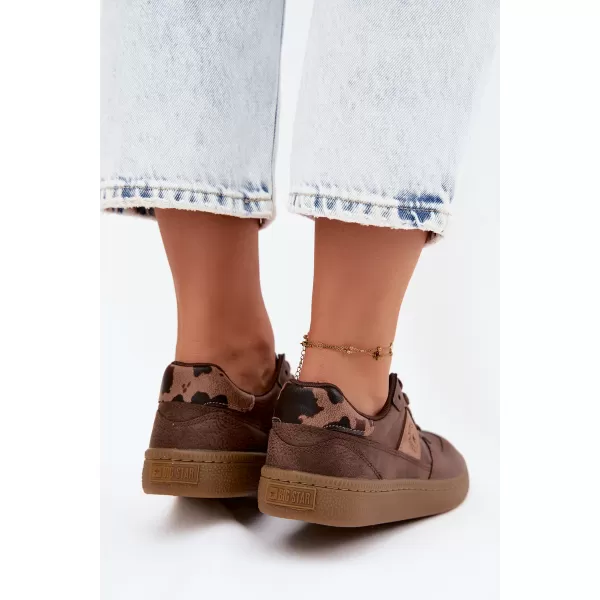  Női tornacipő BIG STAR SHOES UU274017 BARNA/BÉZS 