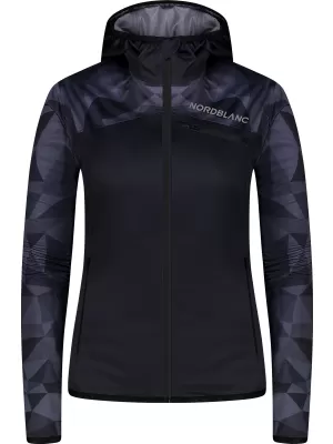 Női softshell kabát NORDBLANC UPLAND NBSSL8322 FEKETE
