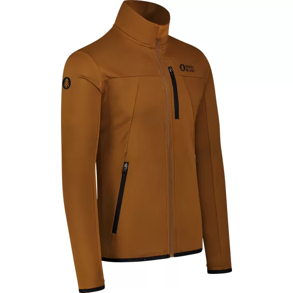  Férfi powerfleece pulóver NORDBLANC MORASS NBSFM8335 BARNA 