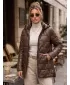 Női kabát DSTREET TY5796 BARNA