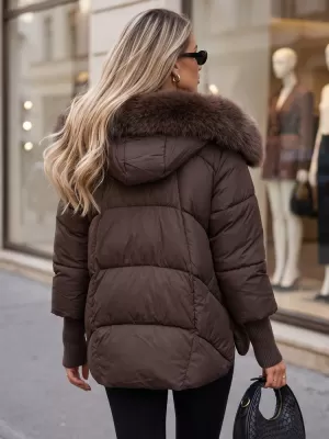 Női kabát DSTREET TY5889 LILA