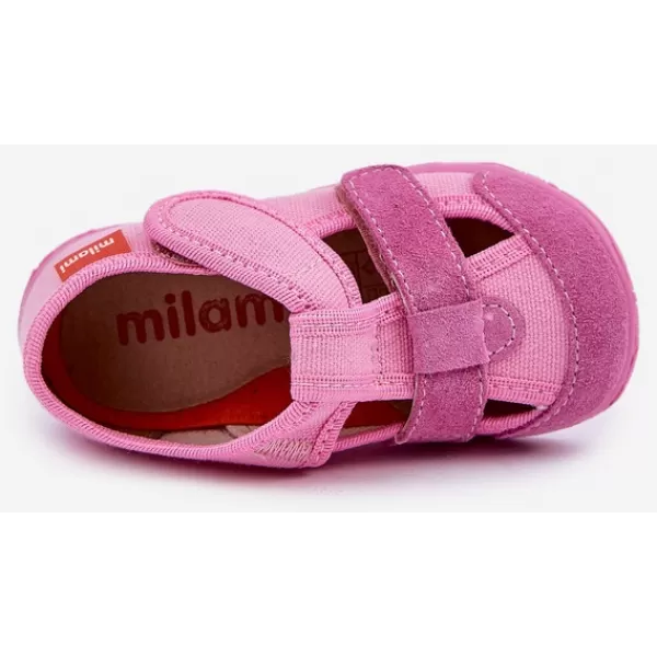  Gyermek papucs MILAMI 118/10 RÓZSASZÍN 