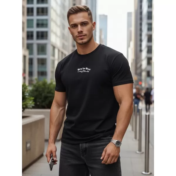  Férfi póló DSTREET RX5435 FEKETE 