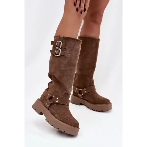  Női csizma BIG STAR SHOES OO274A182 BÉZS 
