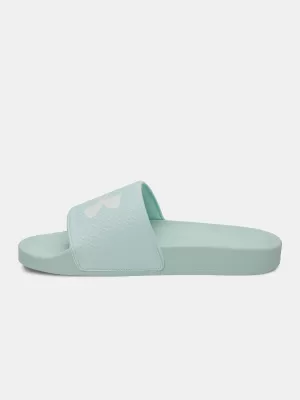 Női papucs UNDER ARMOUR UA W ARMR SLIDE 6007532-703 ZÖLD