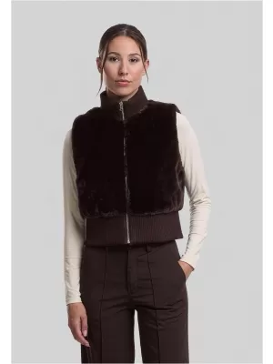 Női mellény URBAN CLASSICS TB7933-00075 BARNA