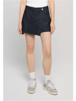 Női szoknya URBAN CLASSICS TB8365 KÉK ÖBLÍTETT MOSOTT