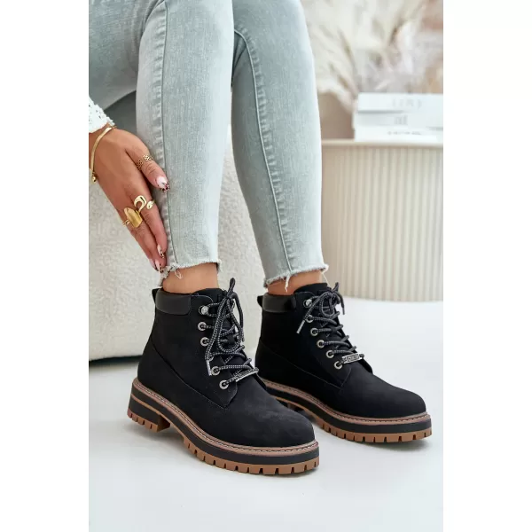  Női bokacsizma BIG STAR SHOES OO274A290 FEKETE 