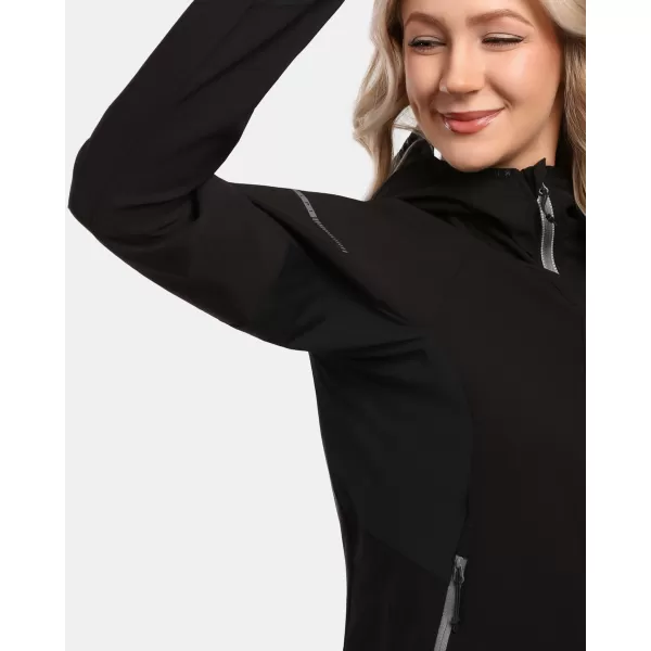  Női softshell kabát KILPI BALEO-W 1L0114KI FEKETE 