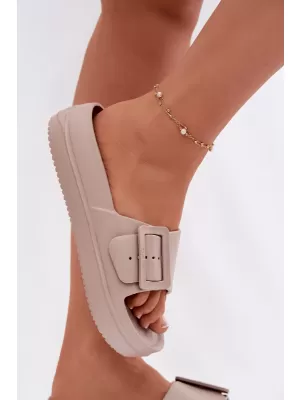 Női papucs BIG STAR SHOES TT274A079 BÉZS