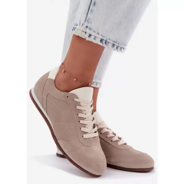  Női tornacipő ZAZOO N1414/528/1098 BEIGE 
