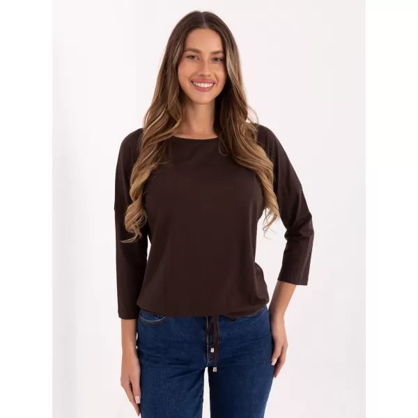  Női blúz BASIC FEEL GOOD RV-BZ-4691.40P SÖTÉTBARNA 