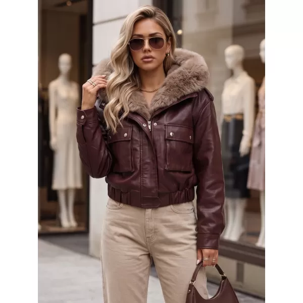  Női kabát DSTREET TY5977 BURGUNDIA 