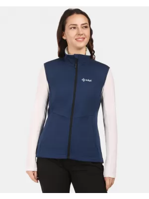 Női softshell mellény KILPI NOIL-W 1L0116KI SÖTÉTKÉK
