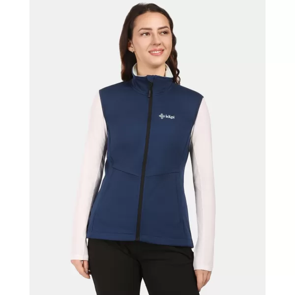  Női softshell mellény KILPI NOIL-W 1L0116KI SÖTÉTKÉK 