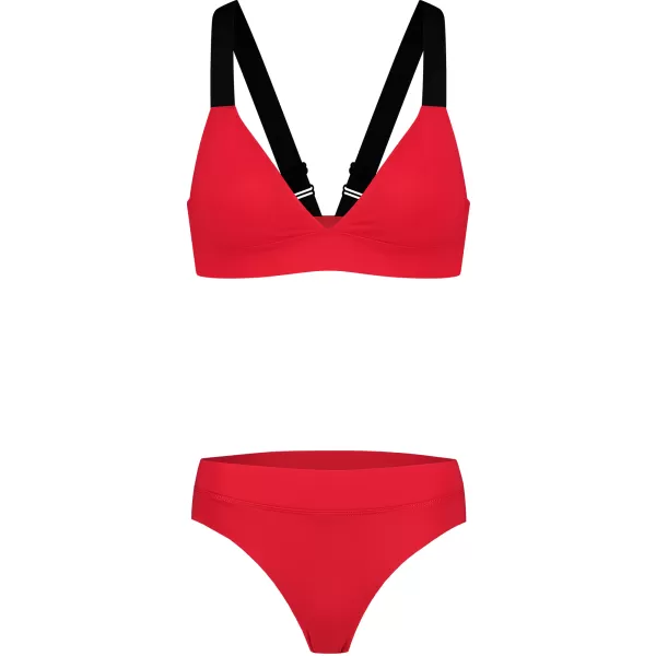  Női bikini alsó NORDBLANC ETHEREAL NBSSS8241 PIROS 