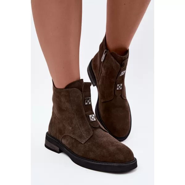  Női cipők D&A CR62-3334 KHAKI 
