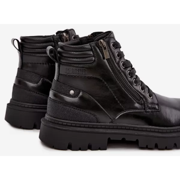  Férfi bokacsizma BIG STAR SHOES UU174242 FEKETE 