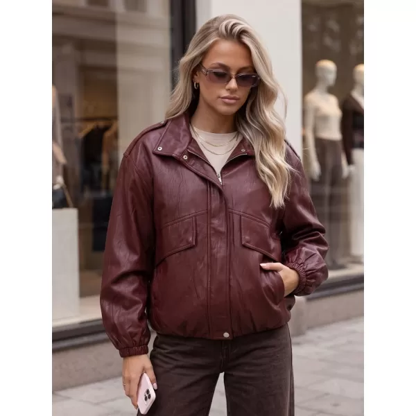  Női kabát DSTREET TY6069 BURGUNDIA 