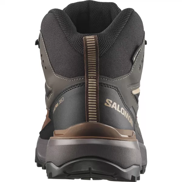  Férfi cipők SALOMON X ULTRA 360 MID GORE-TEX L45473200 FEKETE/SÖTÉT SIRÁLY SZÜRKE/SÖTÉT FÖLD 