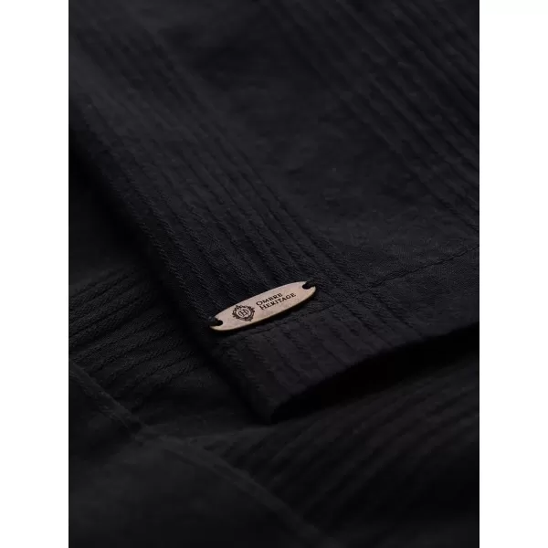  Férfi ing OMBRE OM-SHSS-0221 FEKETE 
