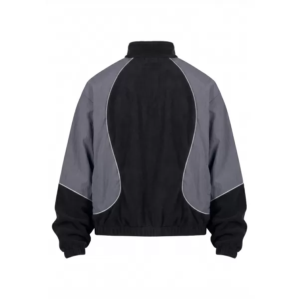  Férfi tréningruha kabát URBAN CLASSICS TB8602-07652 FEKETE/MÁGNES 