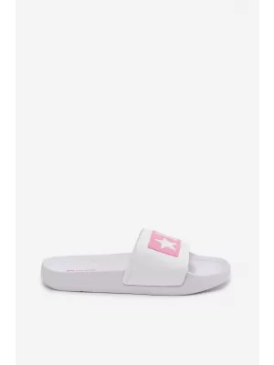 Gyermek papucs BIG STAR SHOES TT374A002 RÓZSASZÍN/FEHÉR