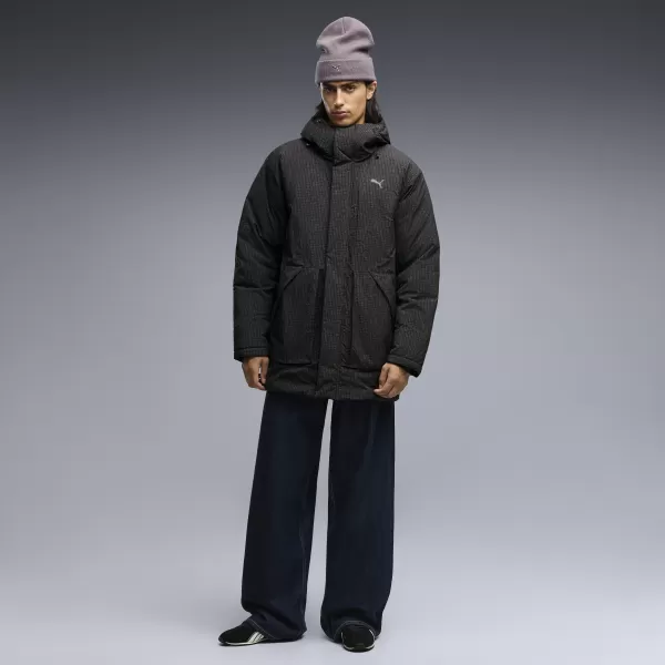  Férfi kabát PUMA PROTECTIVE HOODED DOWN PARKA M 69456301 PUMA FEKETE 
