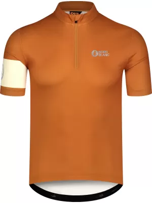 Férfi kerékpáros mez NORDBLANC CAMEL NBSMF8079 BARNA