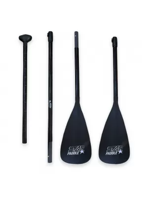 Lapát STAR Fiberglass 4T Combo FEKETE