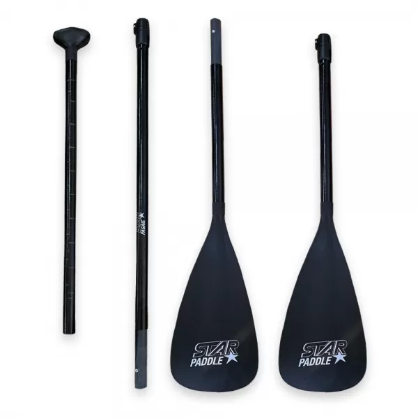  Lapát STAR Fiberglass 4T Combo FEKETE 