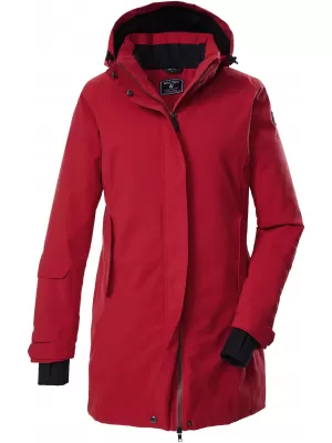 Női parka KILLTEC KOW 20 PIROS
