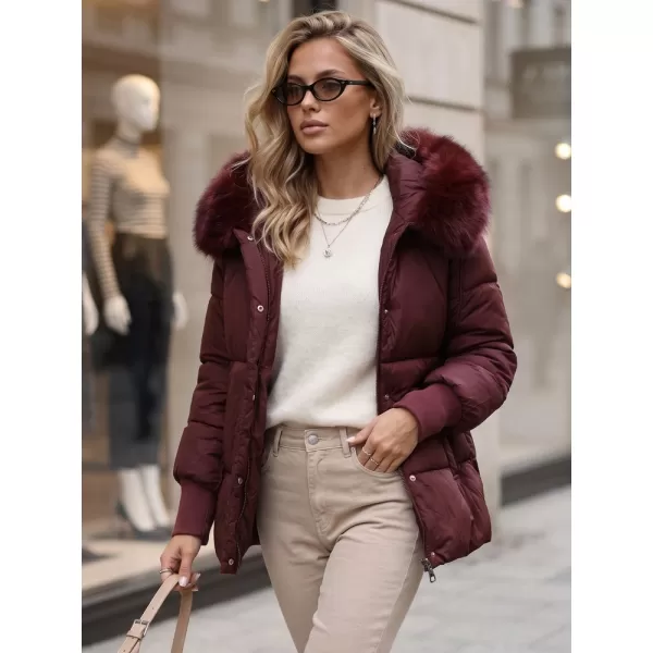  Női kabát DSTREET TY6003 BURGUNDIA 