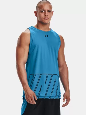 Férfi felső UNDER ARMOUR UA BASELINE REVERSIBLE TANK 1361899-422 KÉK