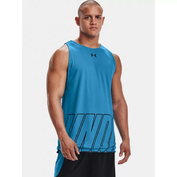  Férfi felső UNDER ARMOUR UA BASELINE REVERSIBLE TANK 1361899-422 KÉK 