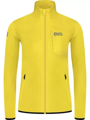 Női könnyű polár pulóver NORDBLANC MAPLE NBSFL8374 BOROSTYÁN