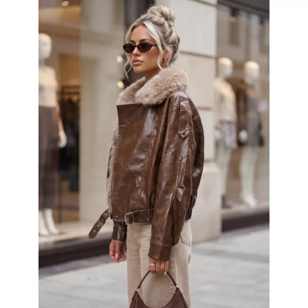  Női kabát DSTREET TY5708 BARNA 