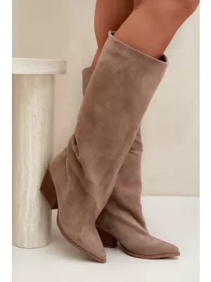 Női csizma BOTO 2579A-1 KHAKI
