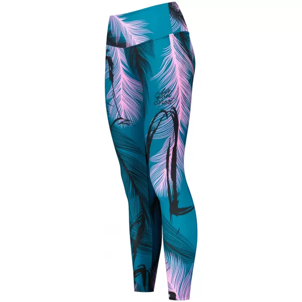  Női prémium hosszú leggings (új méretek) ALTISPORT VOJ/ALW001LEG05 BENZINES/VILÁGOS RÓZSASZÍN 