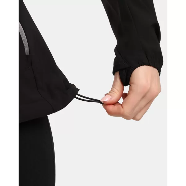  Női softshell kabát KILPI BALEO-W 1L0114KI FEKETE 
