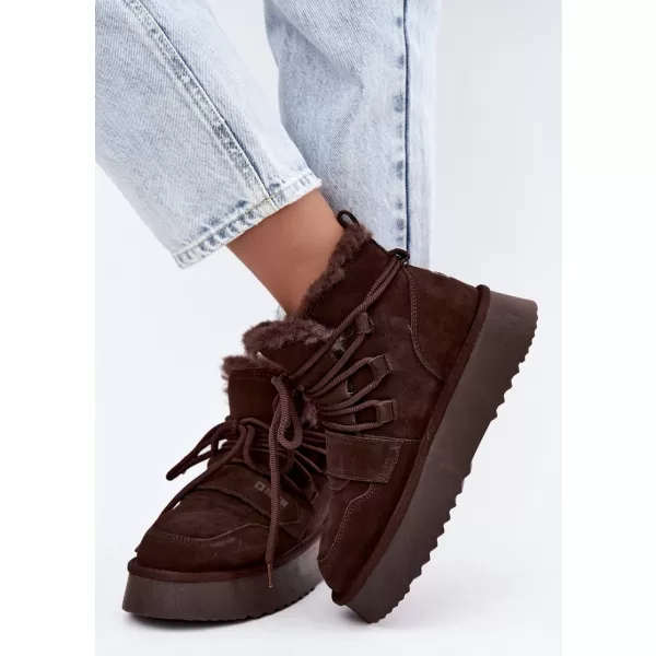  Női hóemberek BIG STAR SHOES UU274316 BARNA/BÉZS ÁRNYÉKOK 